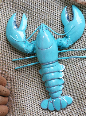 海洋仿真螃蟹龙虾场景道具摆件