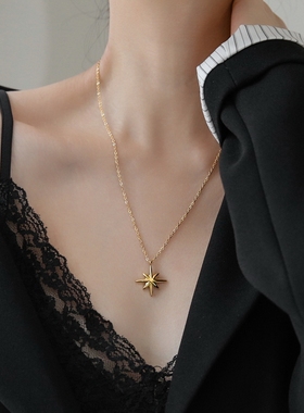 洗澡不用摘小众轻奢八芒星