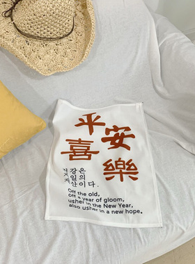 ins风挂布壁饰励志背景布民宿舍