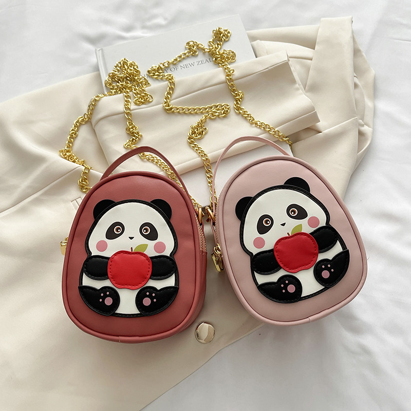 百搭通勤小众包单肩包斜挎包都市可爱熊猫女包2026新款简约手机包,淘宝优惠券,粉丝福利购,淘宝优惠卷