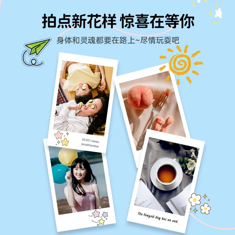 Spot Speed Foxy Instax MINI11 standing camera periodical photo with a beautiful mini camera