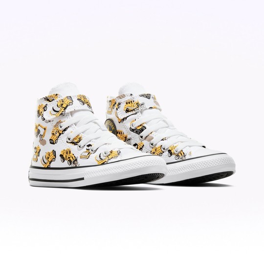 CONVERSE匡威官方 All Star 1V儿童高帮魔术贴休闲运动鞋A10766C