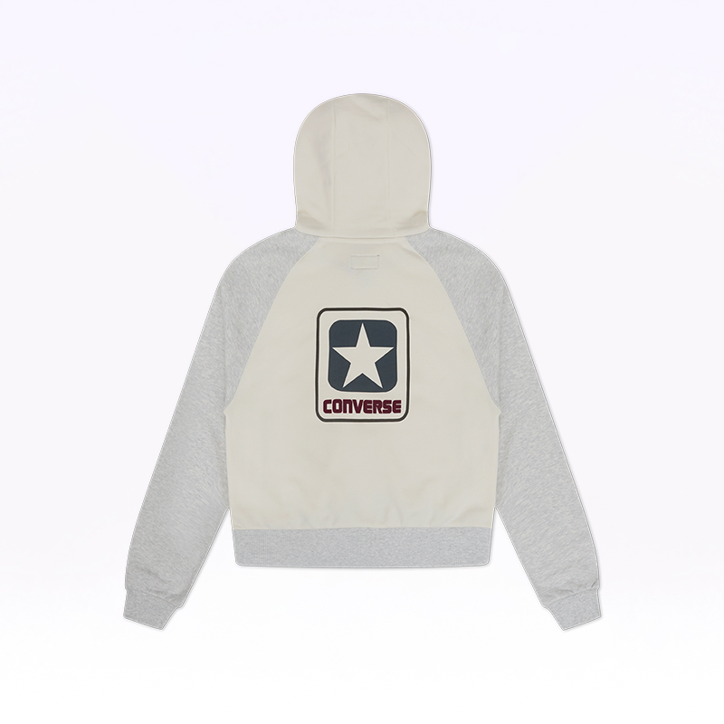 CONVERSE匡威官方 拉链连帽上衣复古女外套10028461 - 图0