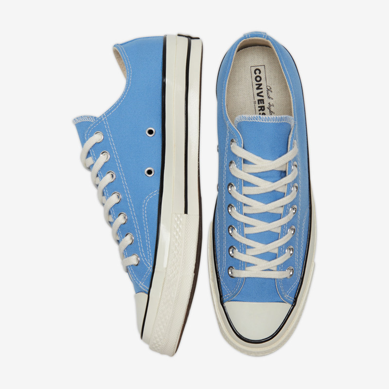 converse官方chuck 70低帮蓝帆布鞋 CONVERSE帆布鞋