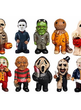 Skellington公仔手办万圣节车载摆件跨境10款圣诞夜惊魂杰克Jack