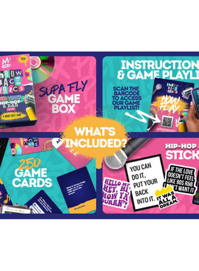 跨境新品怀旧歌词90 年代和 2000 年代嘻哈和 R&B 音乐派对游戏