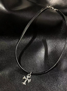 KELUO克罗伈choker女十字架项链