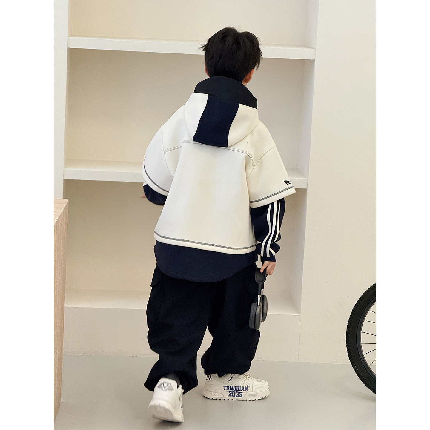 男童卫衣加绒2025冬装新款中大童一体绒连帽上衣加厚帽衫儿童外套,淘宝优惠券,粉丝福利购,淘宝优惠卷