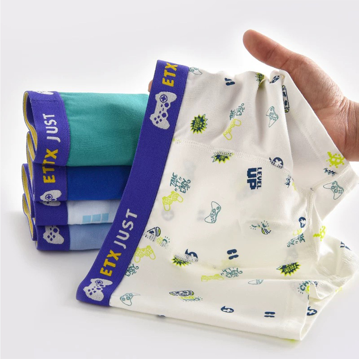 儿童内裤纯棉7A抗菌男童四角裤男孩宝宝打底裤男生中大童平角短裤,淘宝优惠券,粉丝福利购,淘宝优惠卷