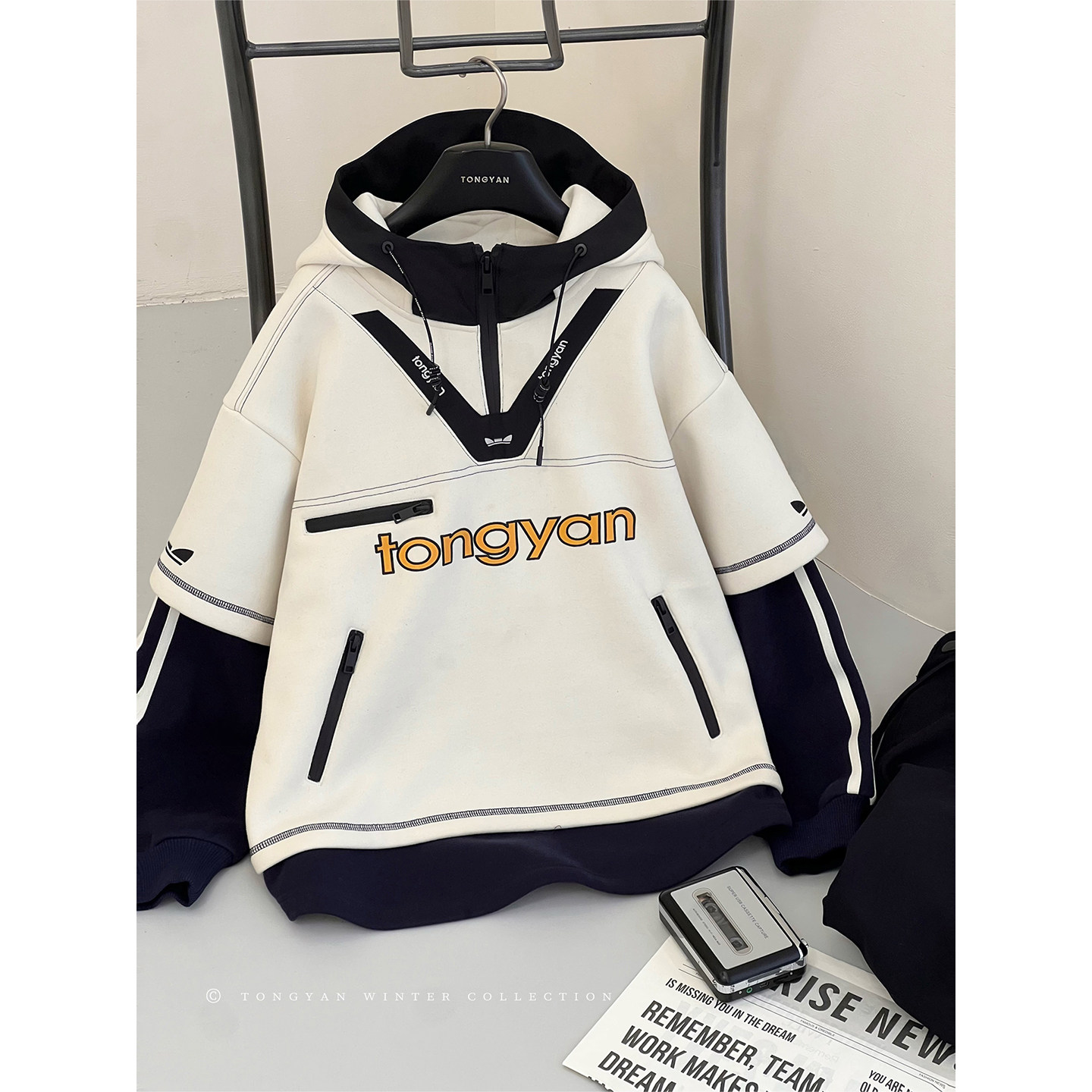 男童卫衣加绒2025冬装新款中大童一体绒连帽上衣加厚帽衫儿童外套,淘宝优惠券,粉丝福利购,淘宝优惠卷