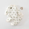 40g quilted baby suit autumn and winter baby high waist