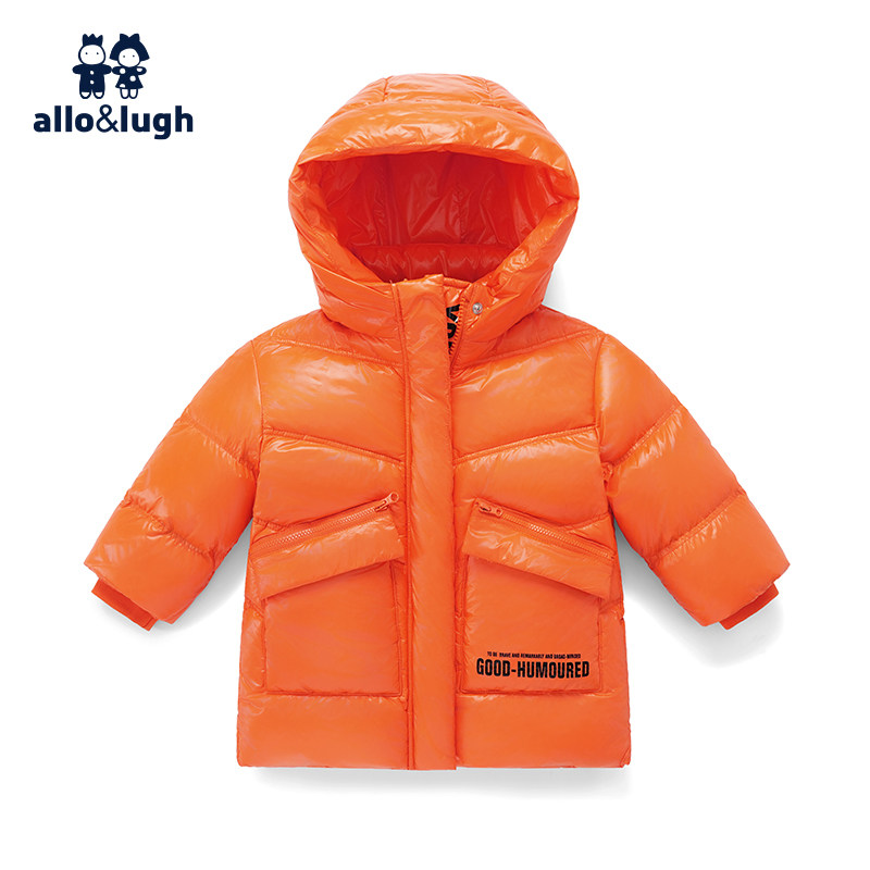 【反季降价清仓】allolugh冬男羽绒服加厚保暖鸭绒中小童中长款,淘宝优惠券,粉丝福利购,淘宝优惠卷
