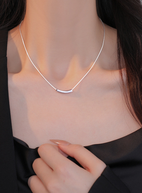 Z小姐999银茄子项链女2026新款