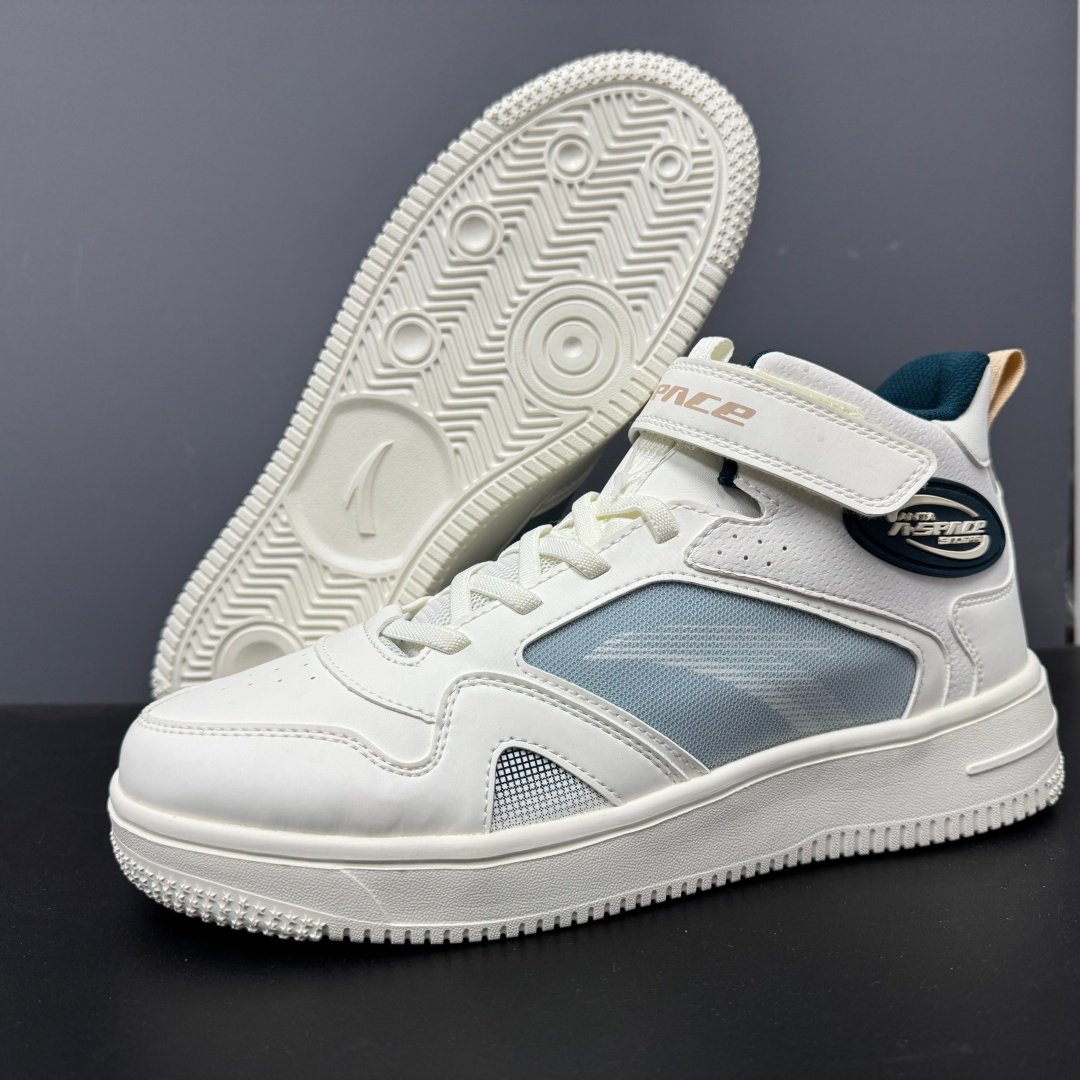 安踏儿童高帮板鞋春秋款大男童鞋运动鞋保暖皮面小童鞋A312338034,淘宝优惠券,粉丝福利购,淘宝优惠卷