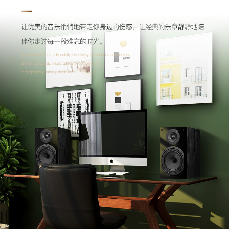 Nobsound/诺普声NS-2000书架音箱6.5寸低音HIFI发烧家用无源音响 - 图1