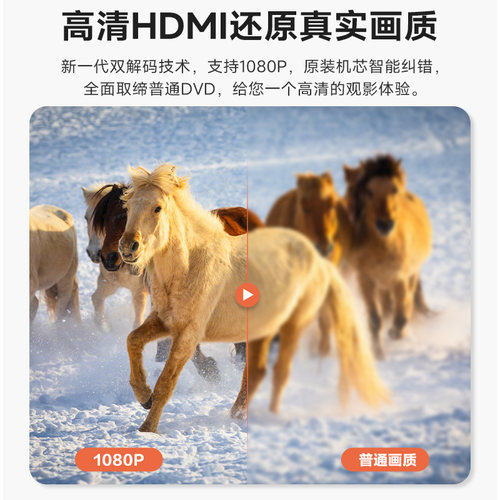 Nobsound/诺普声DV525 DVD迷你碟机VCD 发烧音响CD播放器光盘碟机 - 图2