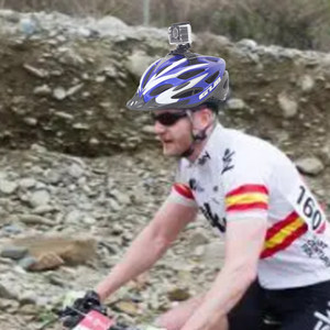 佰卓 主人视角骑行头盔绑带自行车户外小视频 运动相机手机支架 gopro 小蚁 手机夹第一人称视角拍摄