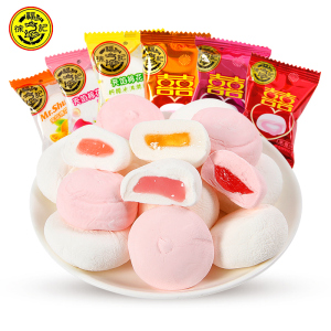 徐福记果味夹心棉花糖500g