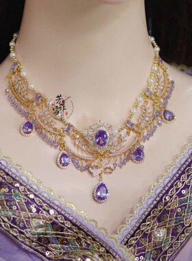 芳菲雪保色铜流苏项链女婚嫁