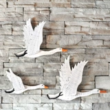 Сад твердый древесина лебедя, стена украшения стены стены настенные настенные крыльца