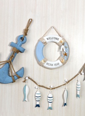 led发光地中海风样板间卧室摆件