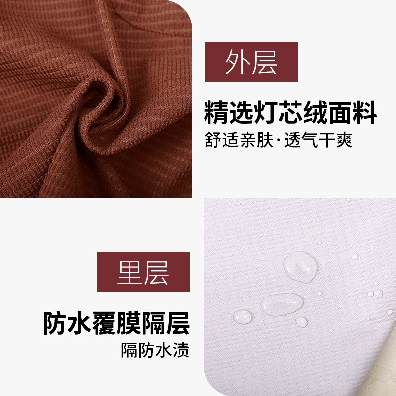 时尚高档灯芯绒罩衣女家用厨房做饭围裙防水防油污餐饮上班工作服,淘宝优惠券,粉丝福利购,淘宝优惠卷