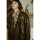 Yang Erda Meng original self -made homemade 2024 spring and autumn five people with the same model vintage plus velvet jacket jacket jacket