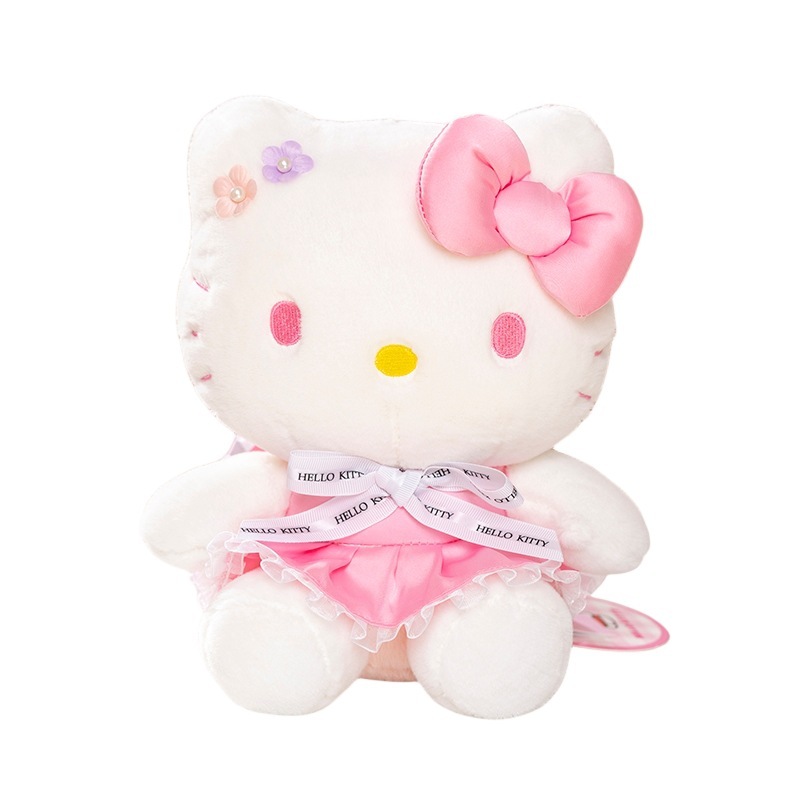 正版hello kitty公仔哈喽kitty猫kt凯蒂猫布娃娃毛绒玩具女生玩偶 - 图3