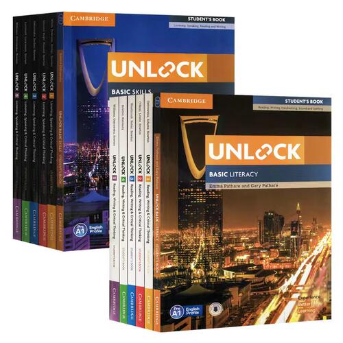原版进口新版剑桥初中英语Unlock教材 1 2 3 4 5级  listening speaking reading writing 听力口语阅读写作剑桥少儿英语教材 - 图3