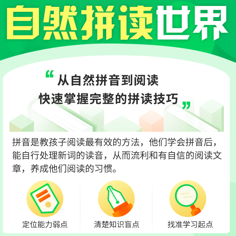 包邮原版少儿自然拼读教材fast phonics 寒暑假短期拼读课程自然拼读速成班含有在线app少儿英语字母发音规则含CD-ROM互动学习软件