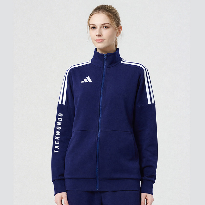 Adidas阿迪达斯外套男 蓝色 休闲运动服 夹克 男女同款