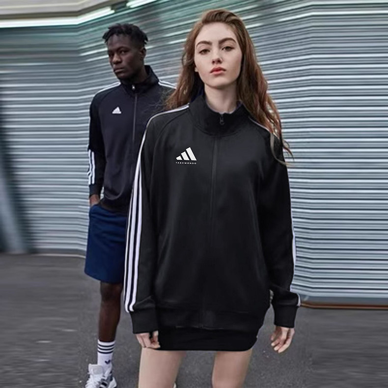 Adidas阿迪达斯外套男 蓝色 休闲运动服 夹克 男女同款