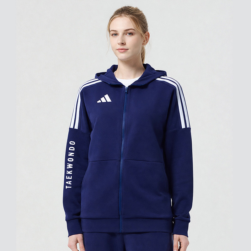Adidas阿迪达斯外套男 蓝色 休闲运动服 夹克 男女同款