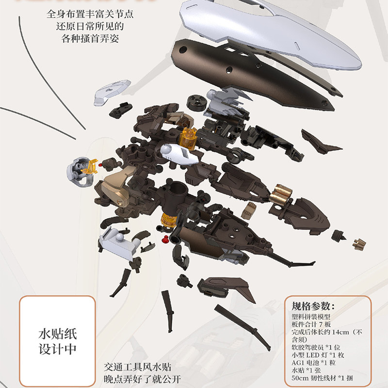 萝播动漫 拼装模型 重型多功能 广东南方大蟑螂 超大蠊,淘宝优惠券,粉丝福利购,淘宝优惠卷