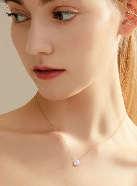 赵露思小红书同款套链925银锁骨