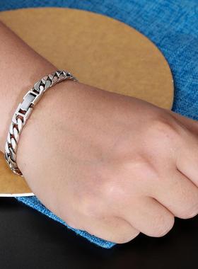 925银男女情侣款复古泰银手链