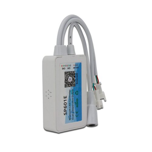 WS2811S/2812/1903幻彩灯带SP601E蓝牙APP音乐调光全彩led控制器 - 图2