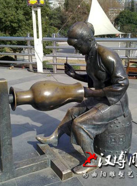 工艺玻璃钢古代景观可定做雕塑