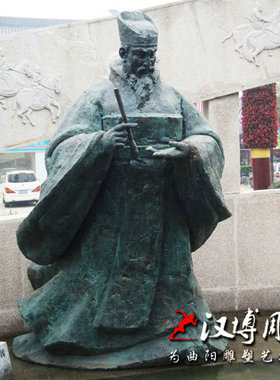 古代科学家校园文化风博物馆铸铜