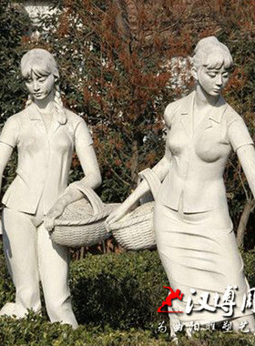 景观民俗茶文化人物小品雕塑定制