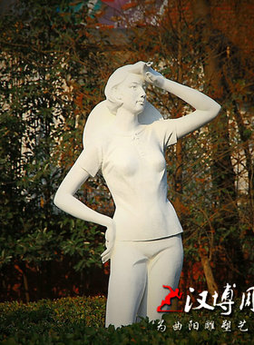 玻璃钢情景人物民俗雕像