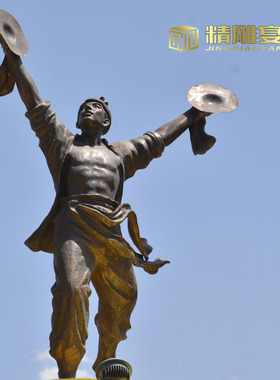 民俗玻璃钢户外公园景观小品雕塑