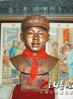 大型名人伟人雕像石材玻璃钢铸铜