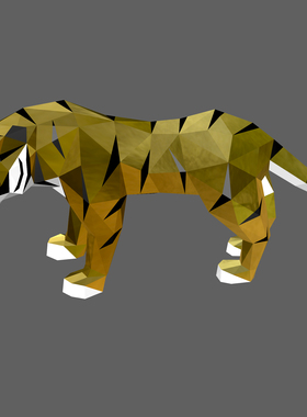 纸模大型摆件装饰简约客厅门店