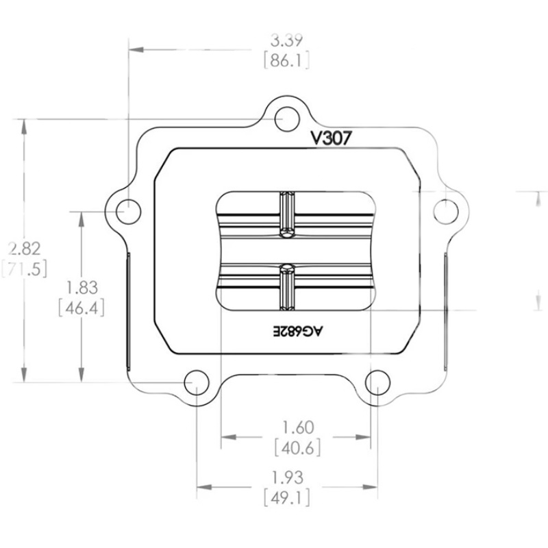 摩托车簧片阀V-FORCE 3 V307A适用YAMAHA YZ-250 YZ250 1 997-200 - 图3