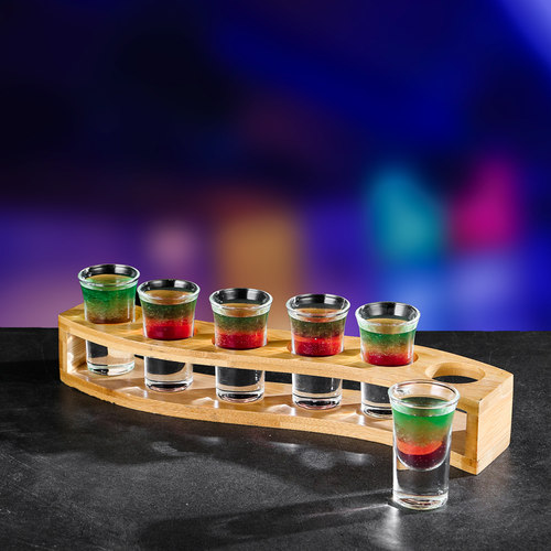 子弹杯白酒杯小酒杯一口杯洋酒杯Shot杯B52鸡尾酒杯杯架酒吧杯子 - 图2