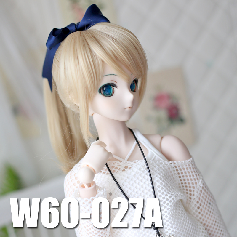 3分BJD娃用假发 定型单马尾 初音 Saber DD MDD SD AieCastle - 图2