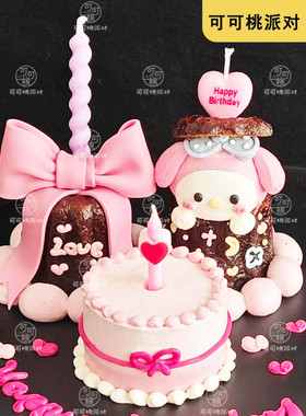 四季风蜡烛生日派对火焰创意蜡烛烘焙蛋糕装饰摆件卡通彩色小火苗