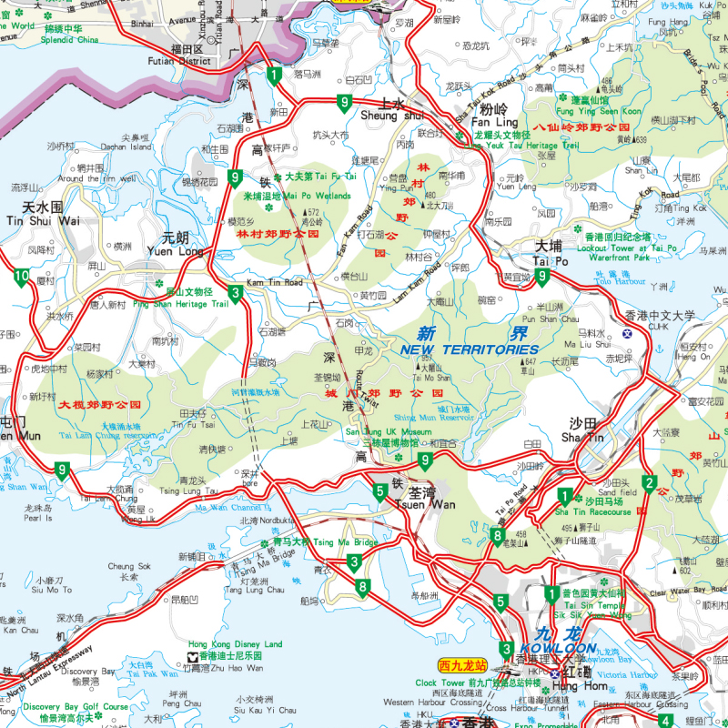 香港特别行政区旅游交通图 正版书籍 - 图2