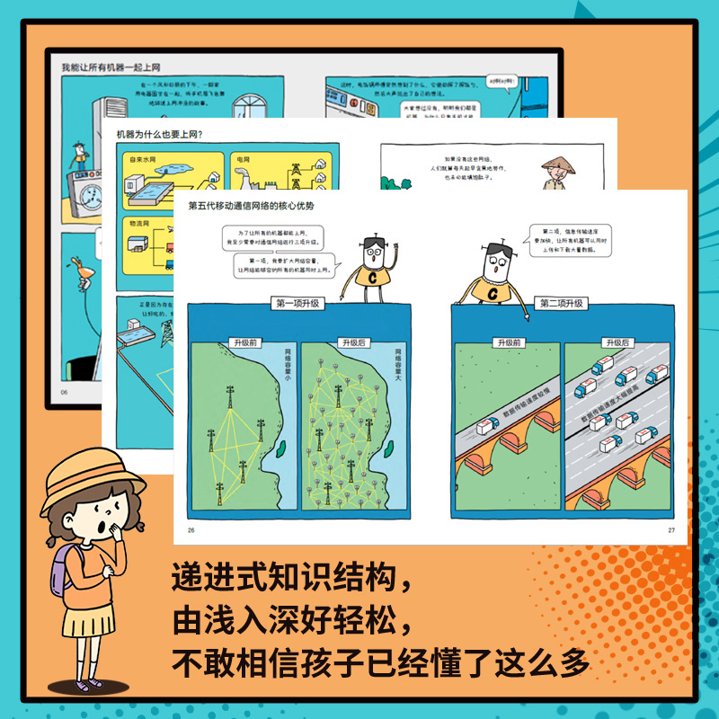 当当网正版包邮童书 新科技驾到 孩子看得懂的前沿科学漫画 - 图2